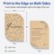 Avery Printable Leaf Flat Cards, 3-1/2" x 5", Matte Kraft Brown Cardstock, Print-to-The-Edge, Laser/Inkjet Printable, 40 Total, Great for Product Branding, Marketing, and More